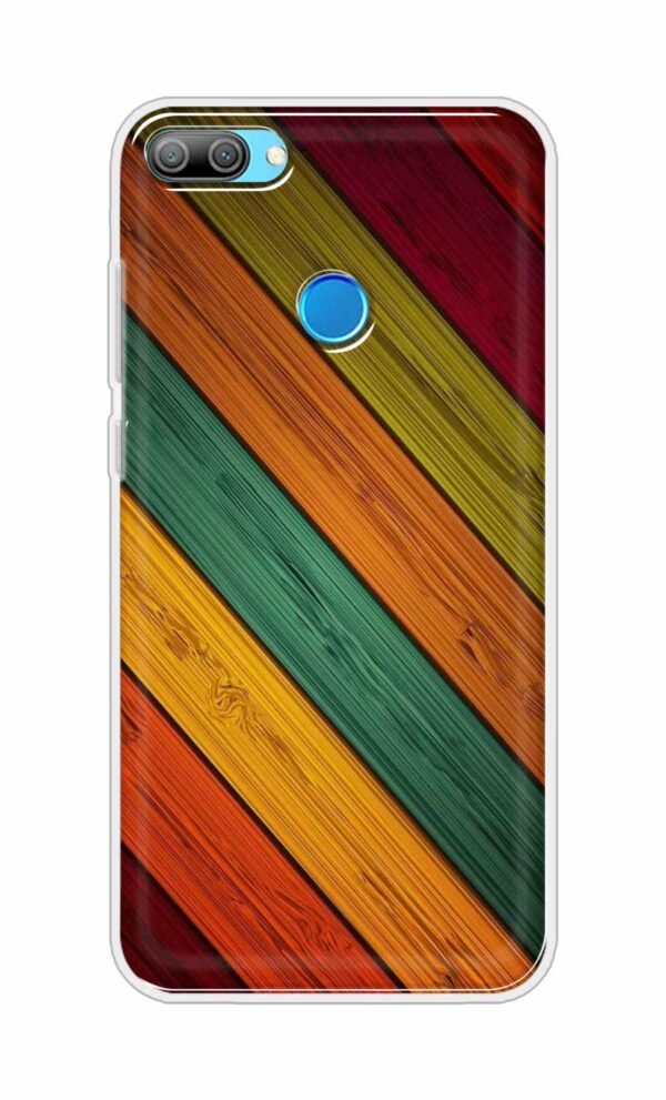 Colorful wooden texture Back Case For Huawei Honor 9N