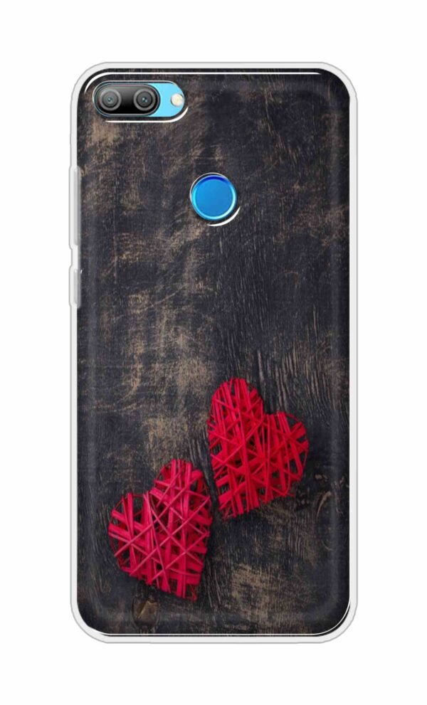 Heart with Wooden Background Back Case For Huawei Honor 9N