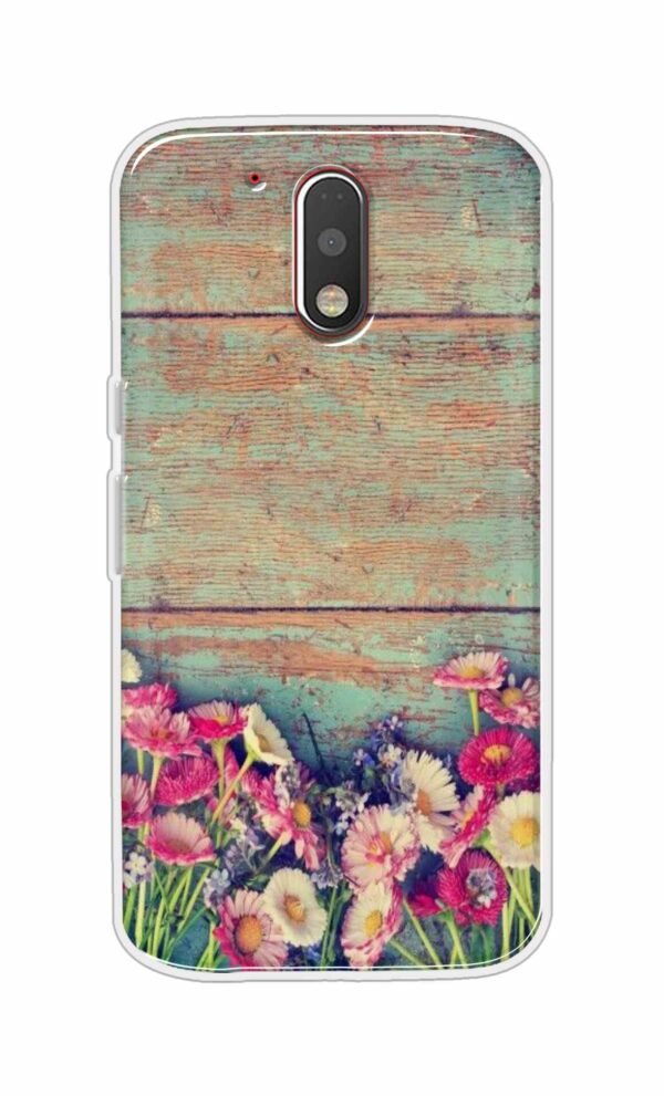Flower Style Back Case For Moto G4 Plus