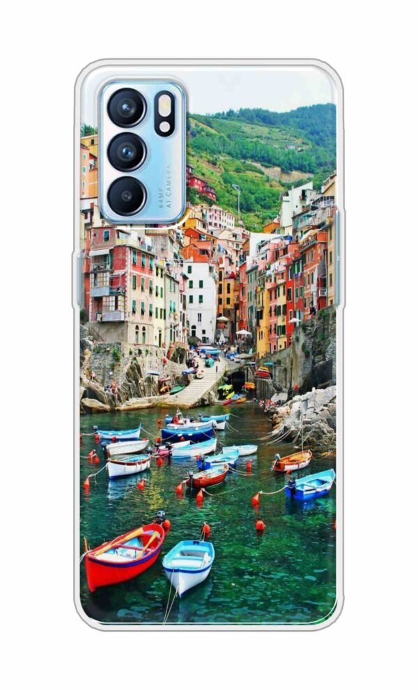 Water-Boat- Homes Back Case For OPPO RENO 6