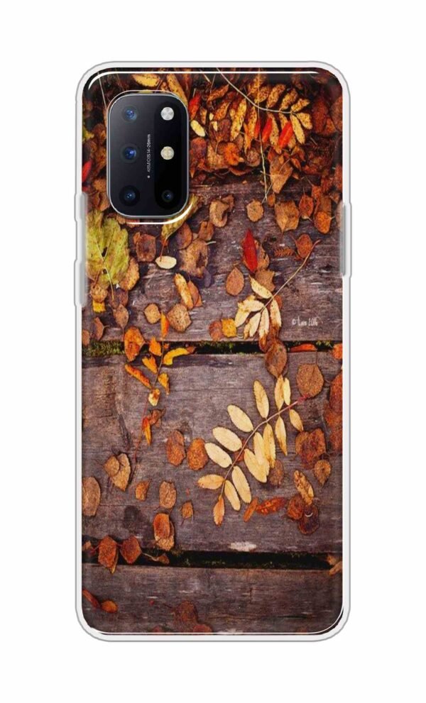 Leaves on Wood Back Case For OnePlus 8T