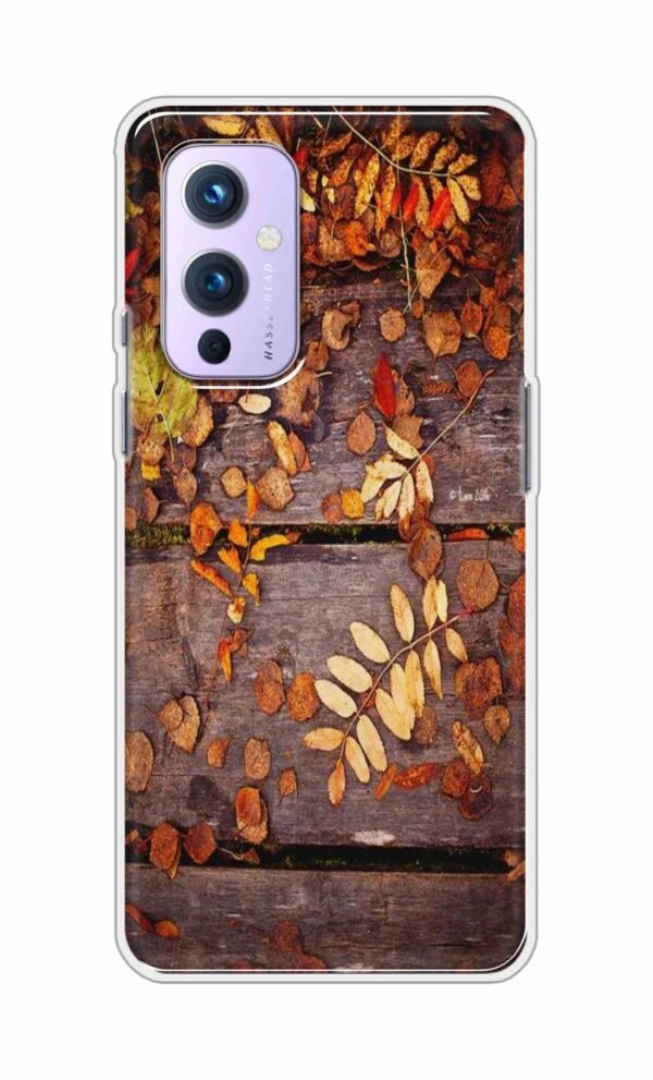 Leaves on Wood Back Case For OnePlus 9