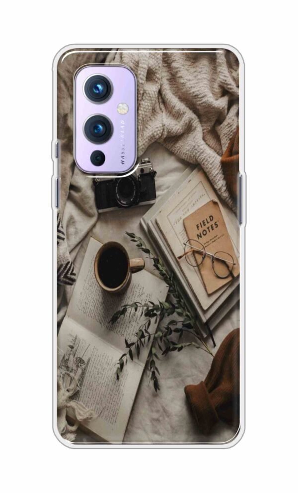 Notepad-Pen-Specs Back Case For OnePlus 9