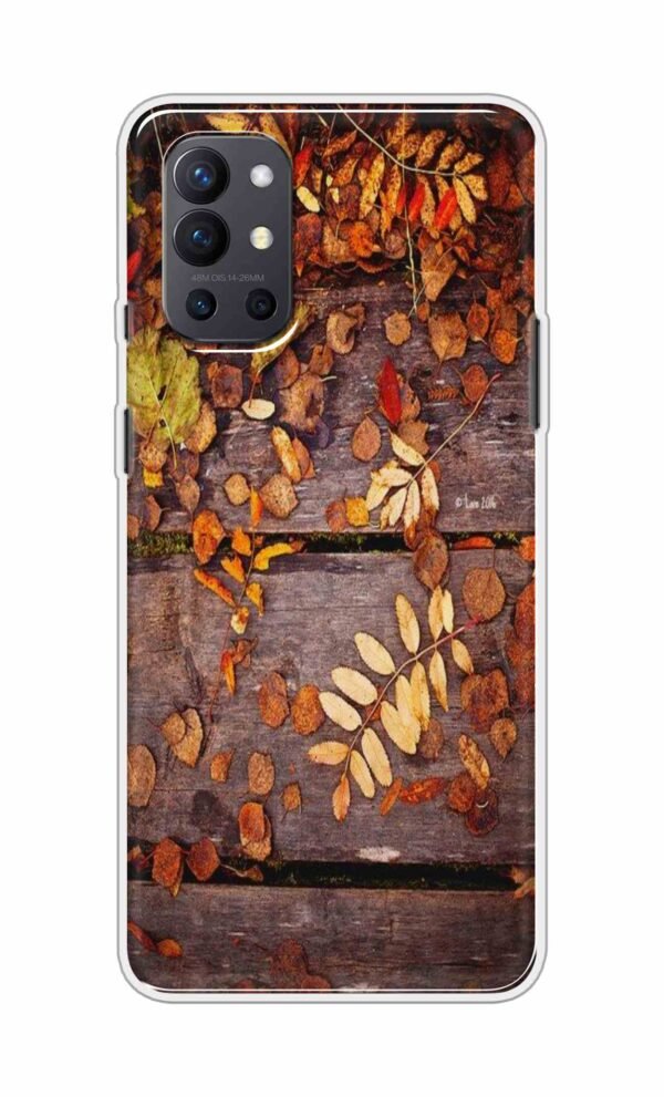 Leaves on Wood Back Case For OnePlus 9R