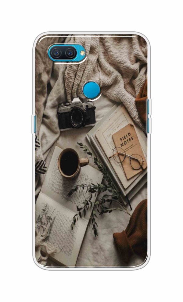 Notepad-Pen-Specs Back Case For Oppo A12