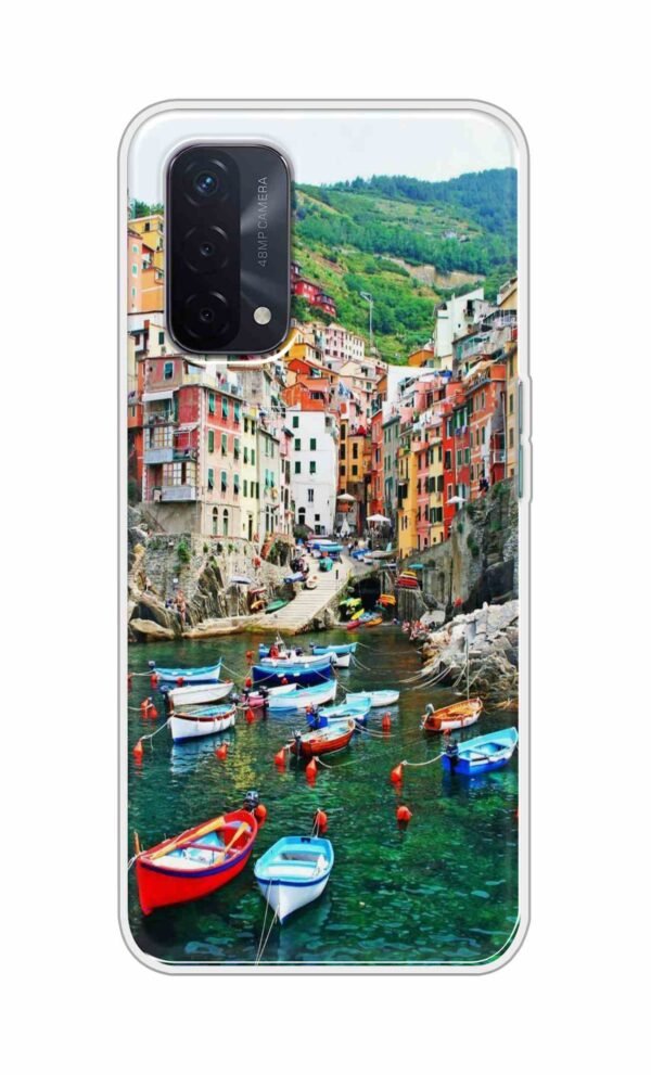 Water-Boat- Homes Back Case For Oppo A74