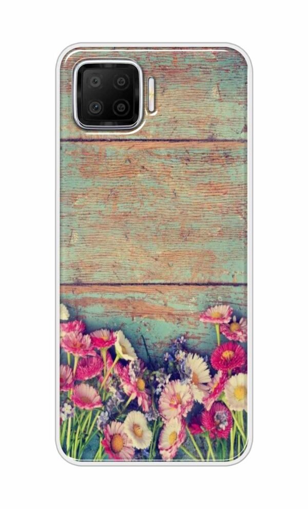 Flower Style Back Case For Oppo F17