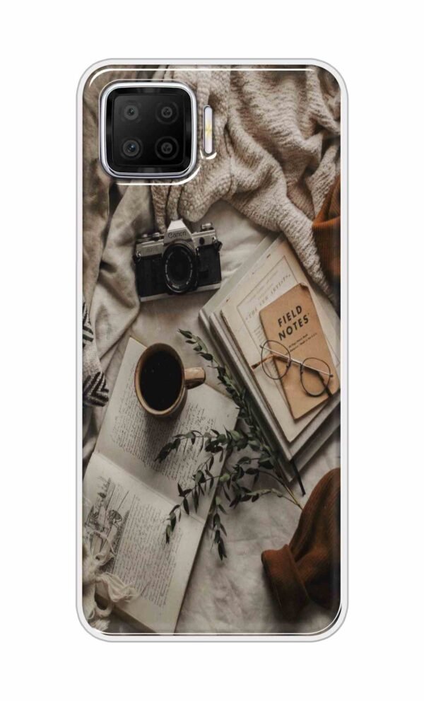 Notepad-Pen-Specs Back Case For Oppo F17