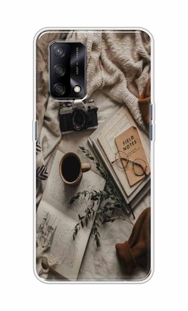 Notepad-Pen-Specs Back Case For Oppo F19