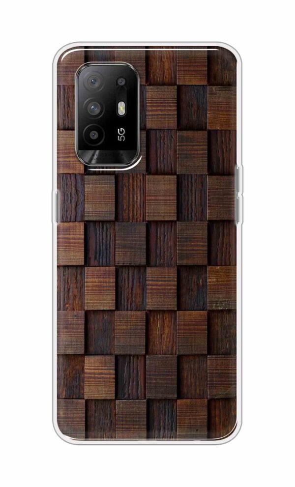 Best Wooden Design Back Case For Oppo F19 Pro Plus