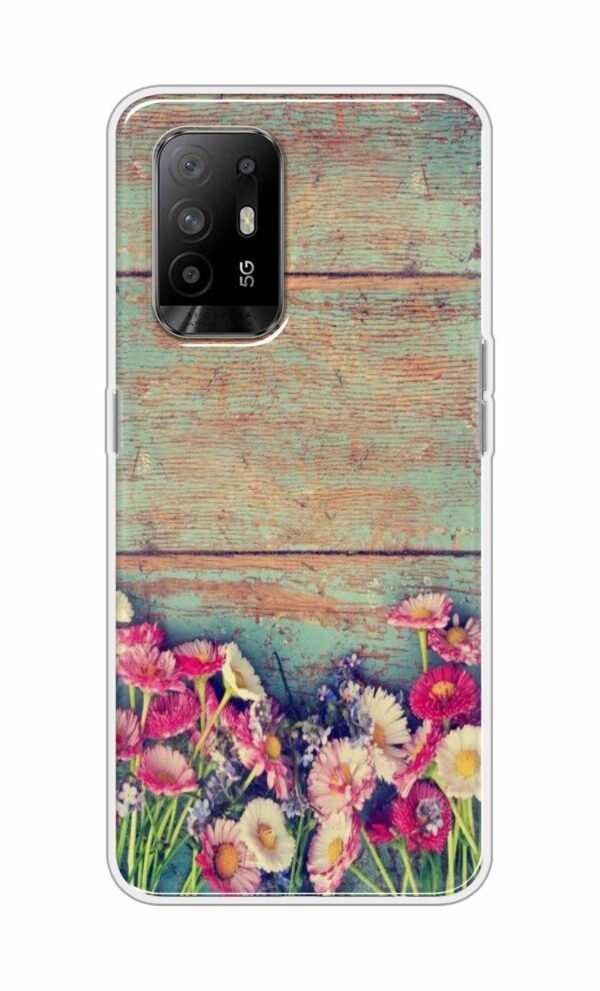 Flower Style Back Case For Oppo F19 Pro Plus