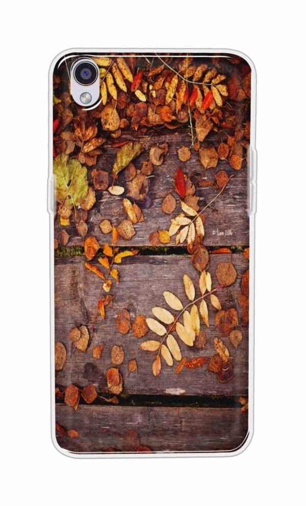 Leaves on Wood Back Case For Oppo F1 Plus