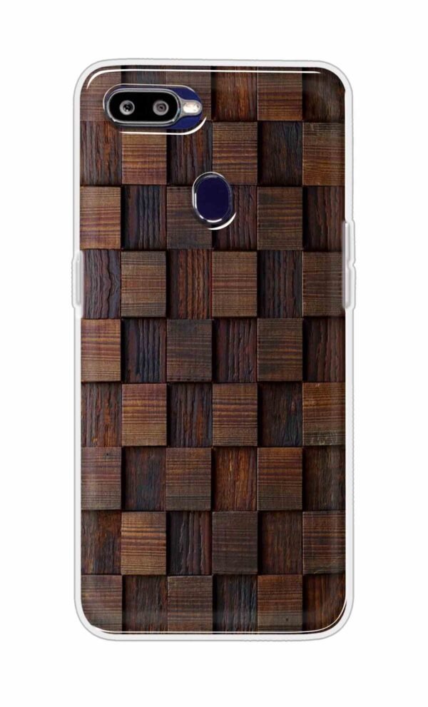 Best Wooden Design Back Case For Oppo F9 Pro