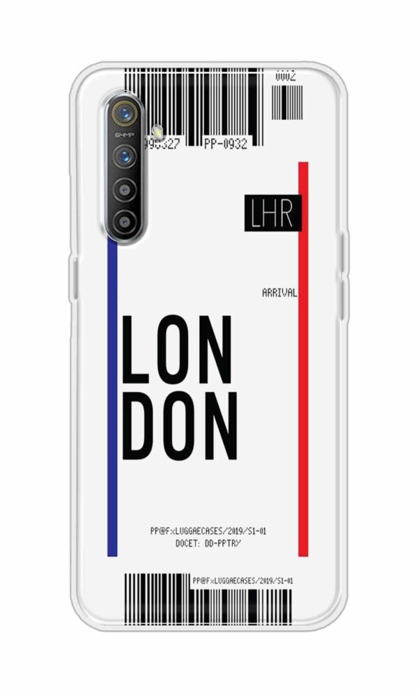 London Ticket Back Case For Oppo Realme XT