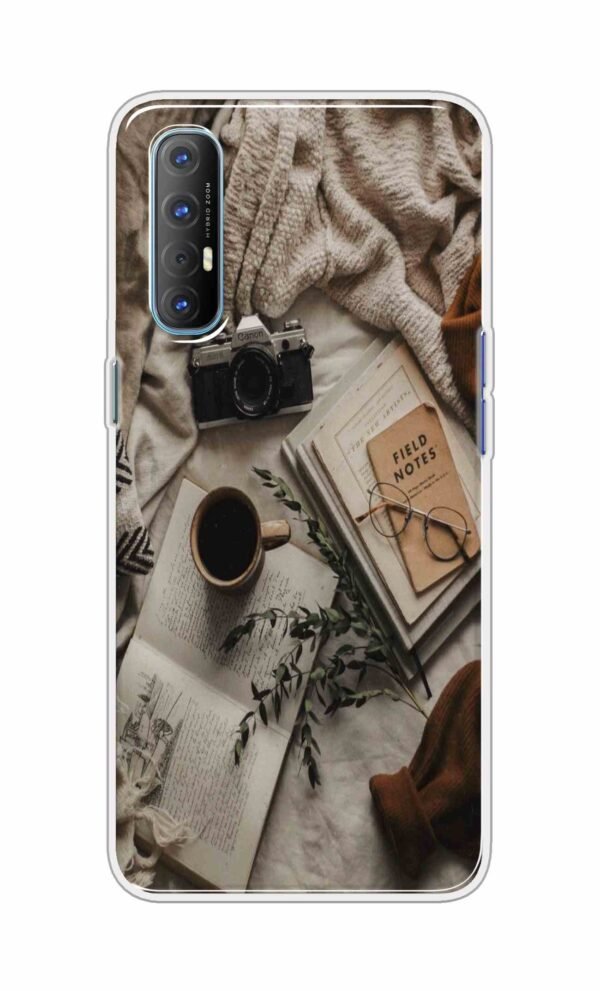 Notepad-Pen-Specs Back Case For Oppo Reno 4 Pro