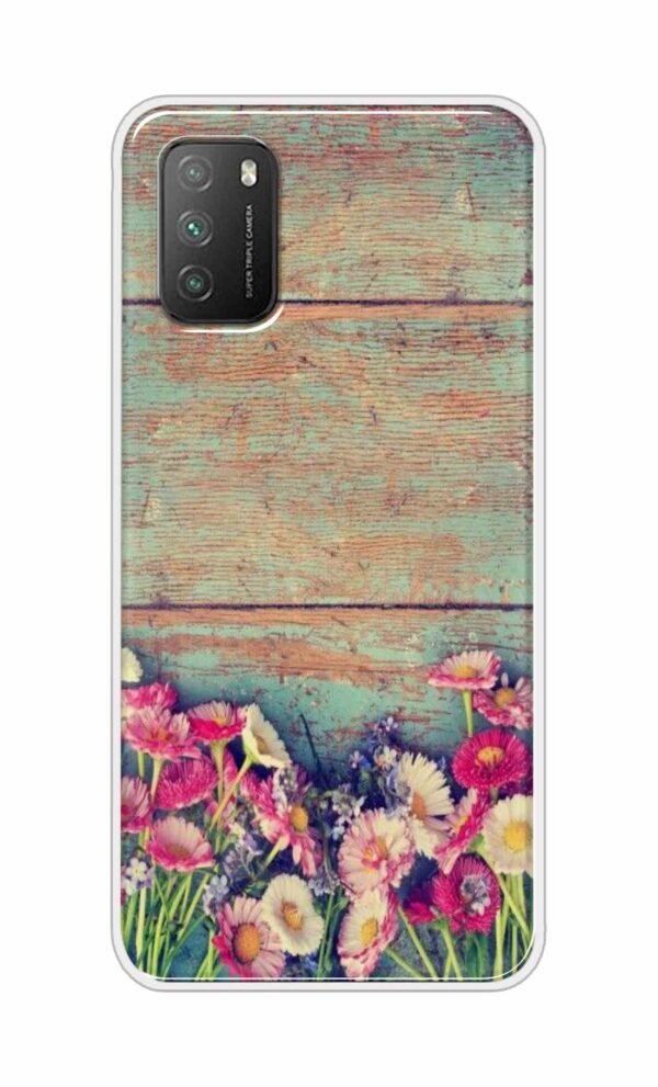 Flower Style Back Case For Poco M3