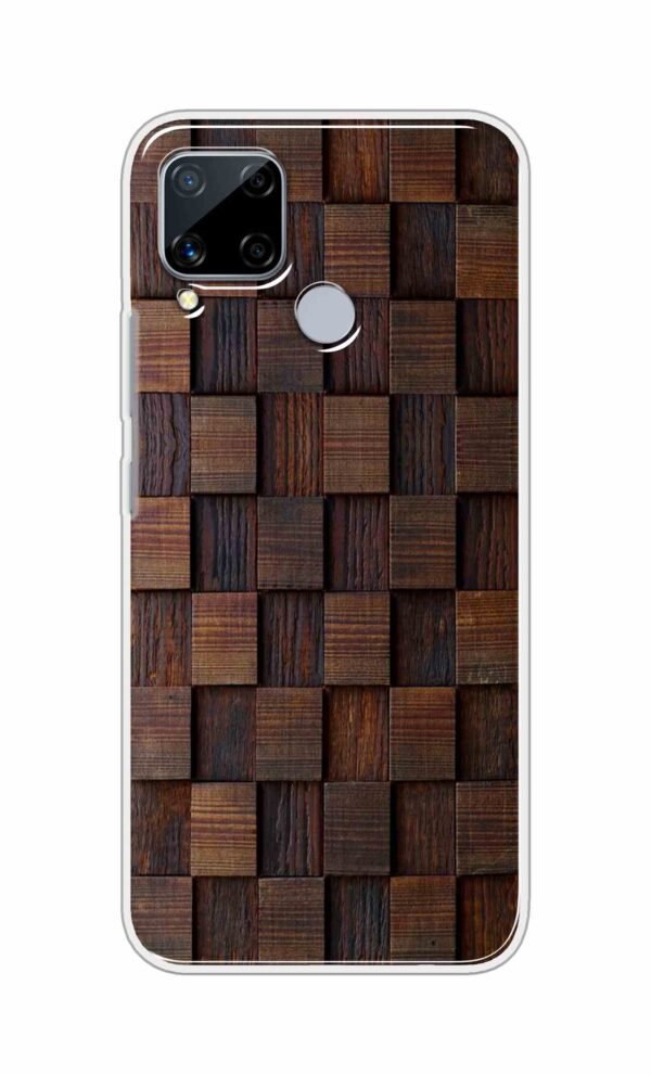 Best Wooden Design Back Case For Realme C15