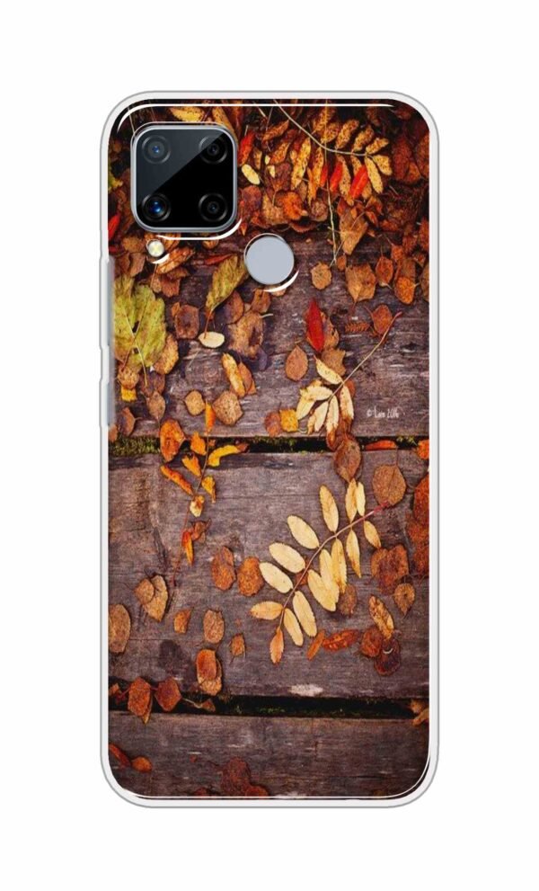 Leaves on Wood Back Case For Realme C15