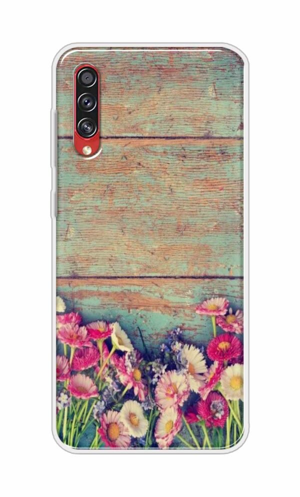 Flower Style Back Case For Samsung Galaxy A70s