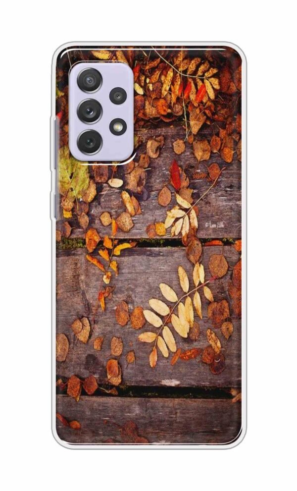 Leaves on Wood Back Case For Samsung Galaxy A72