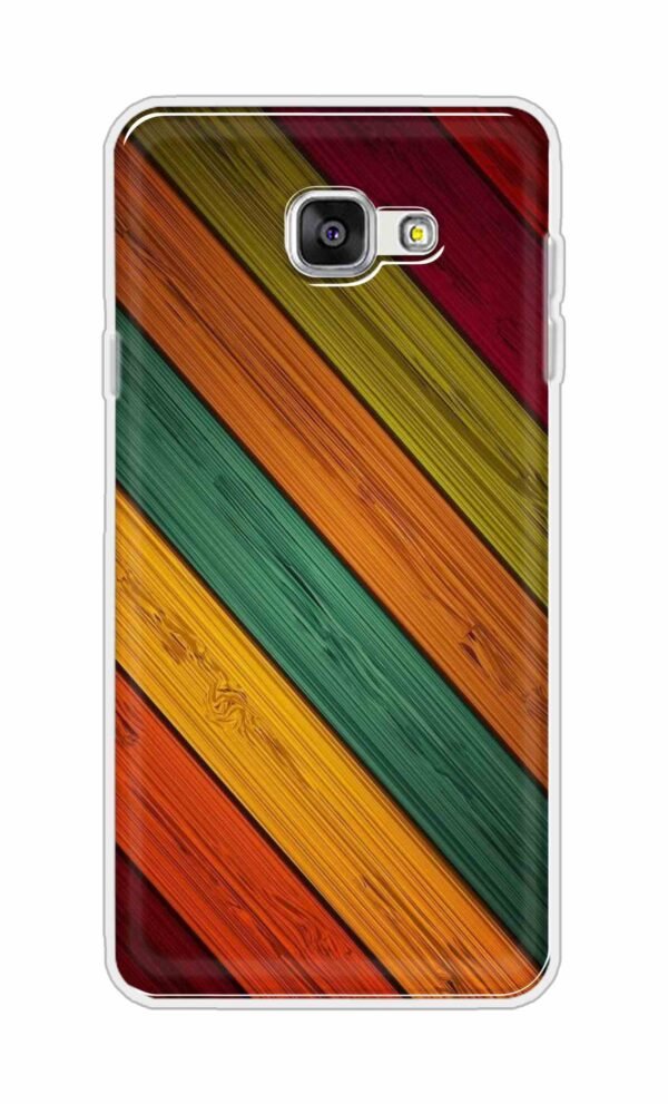 Colorful wooden texture Back Case For Samsung Galaxy A7 (2016)