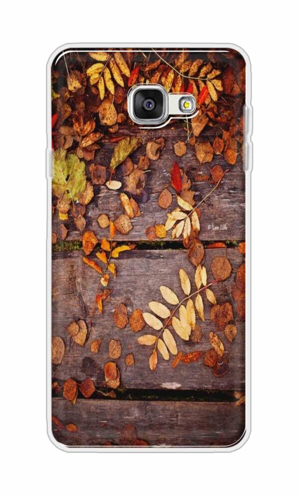Leaves on Wood Back Case For Samsung Galaxy A7 (2016)