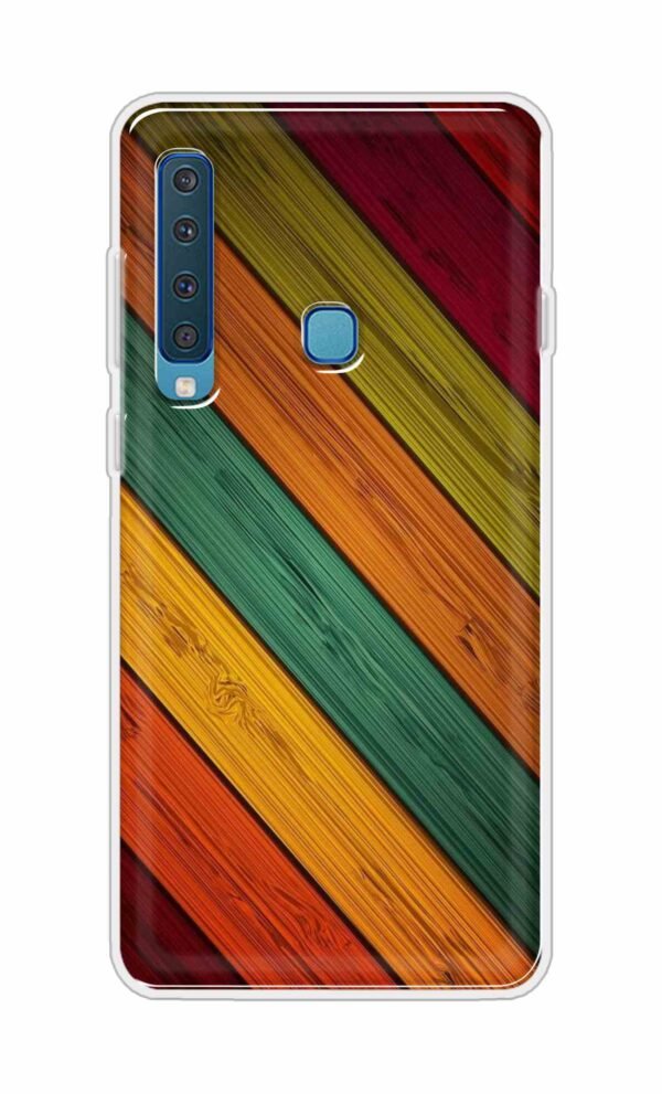Colorful wooden texture Back Case For Samsung Galaxy A9 (2018)