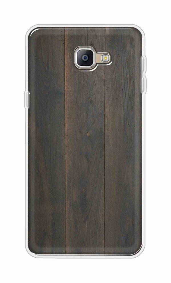 Blackish Wooden Texture Back Case For Samsung Galaxy A9 Pro (2016)