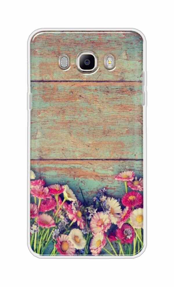 Flower Style Back Case For Samsung Galaxy J7 (2016)