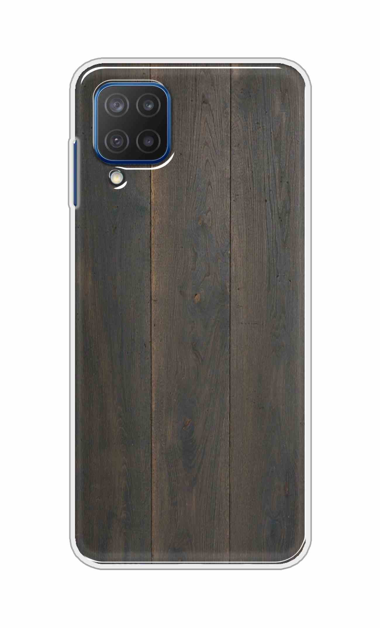 SCSamsungGalaxyM12-BlackishWoodenTexture-1