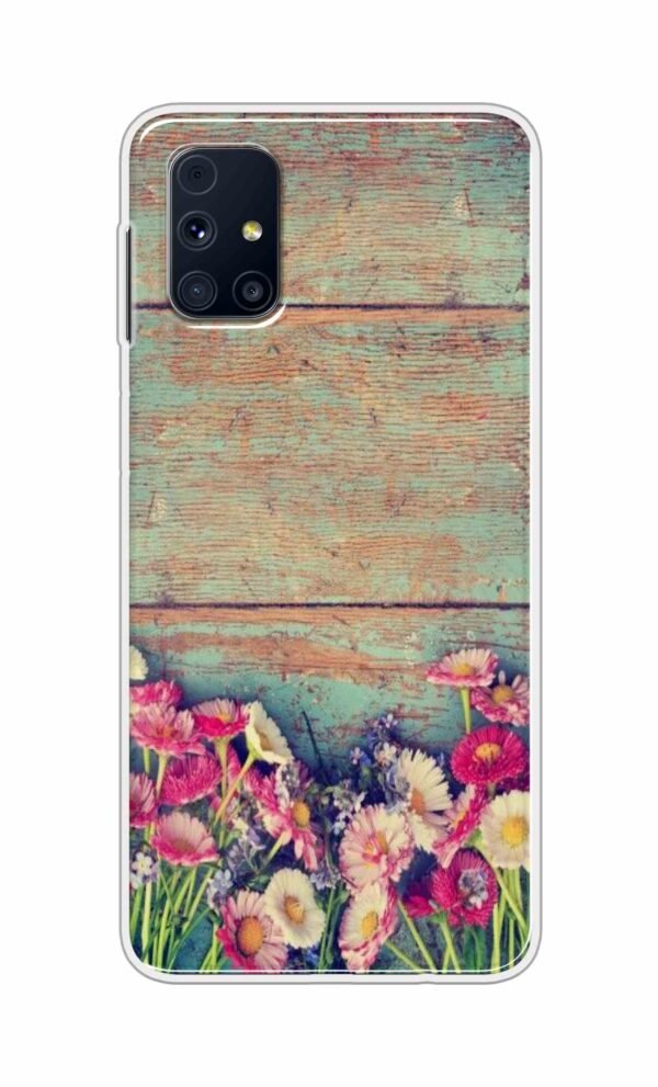 Flower Style Back Case For Samsung Galaxy M31s