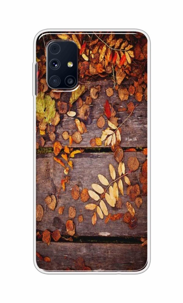 Leaves on Wood Back Case For Samsung Galaxy M31s