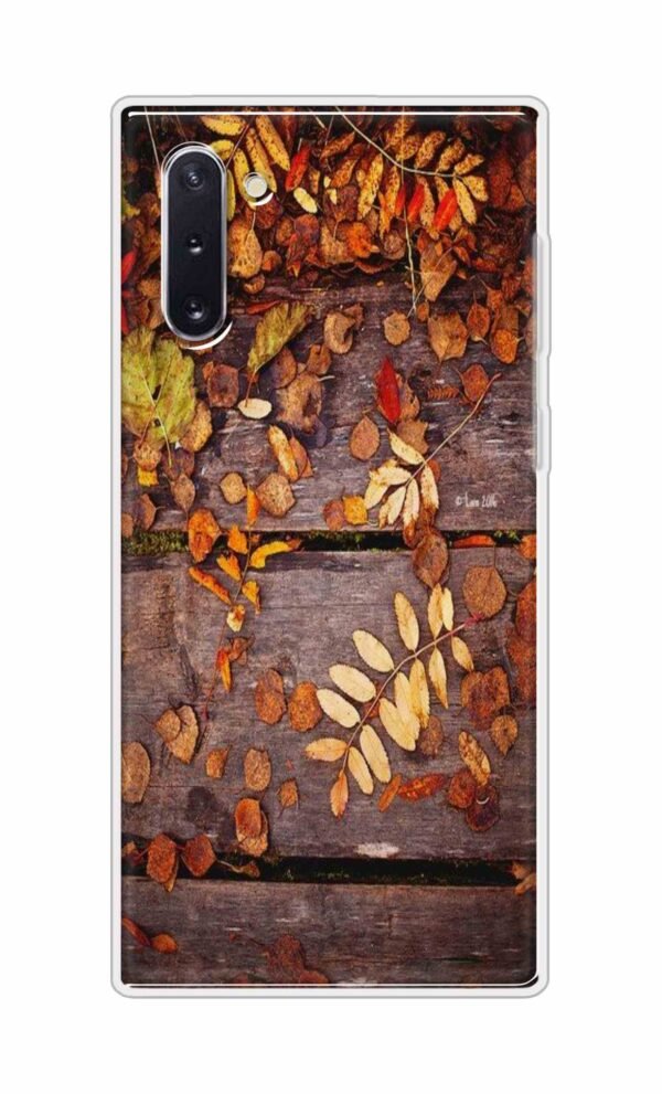 Leaves on Wood Back Case For Samsung Galaxy Note 10