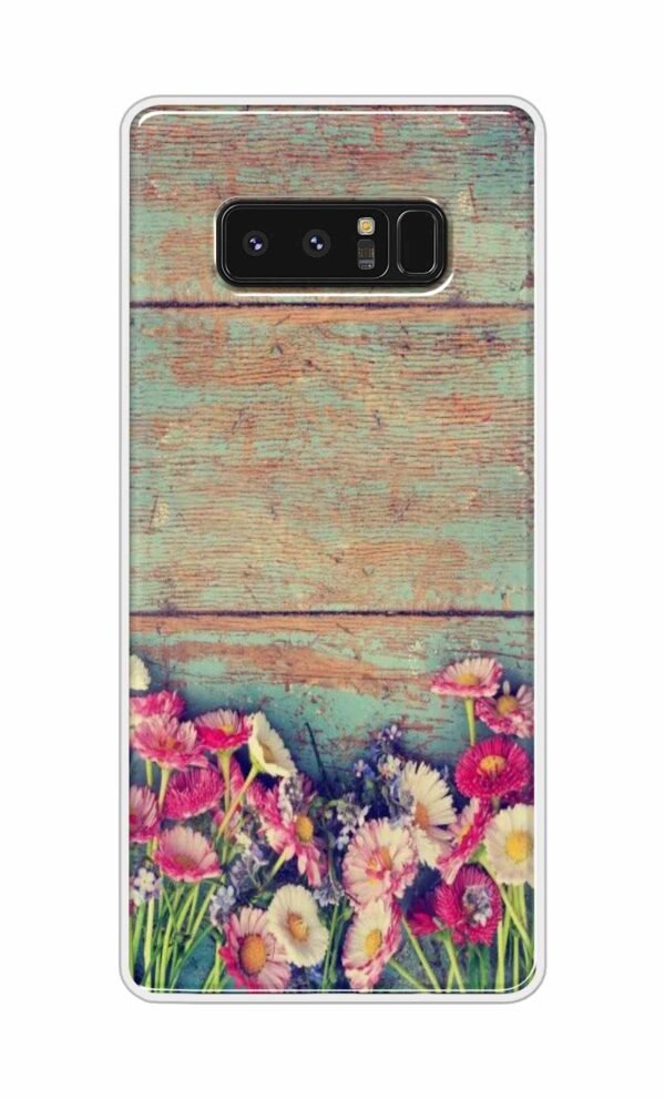 Flower Style Back Case For Samsung Galaxy Note 8