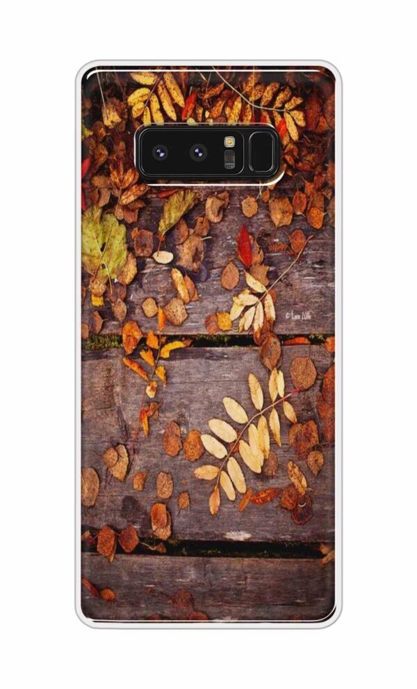 Leaves on Wood Back Case For Samsung Galaxy Note 8