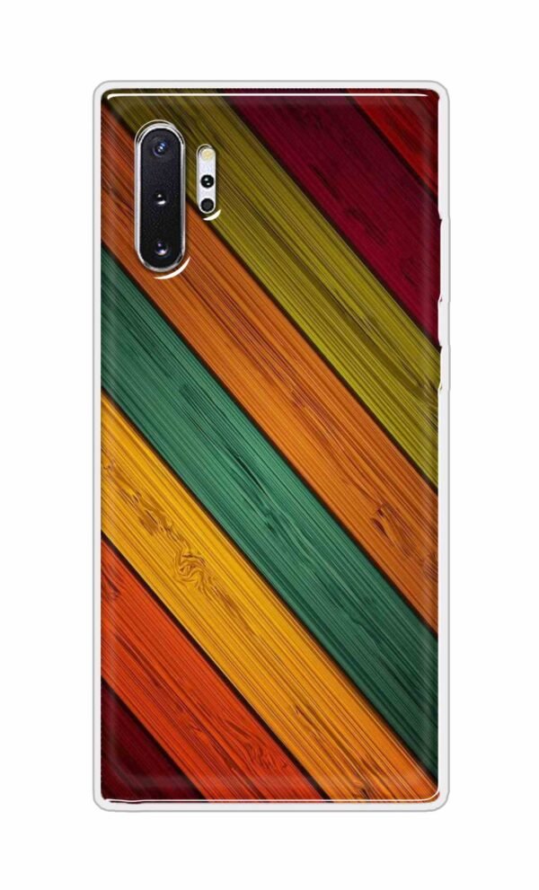 Colorful wooden texture Back Case For Samsung Note 10 Plus (5G)