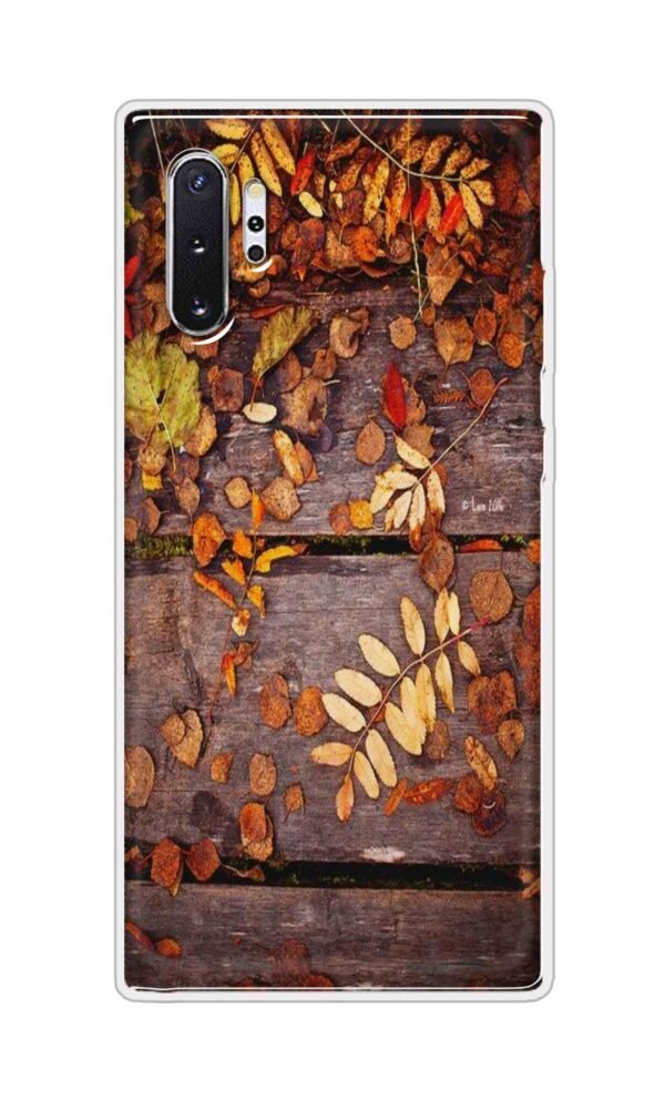 Leaves on Wood Back Case For Samsung Note 10 Plus (5G)