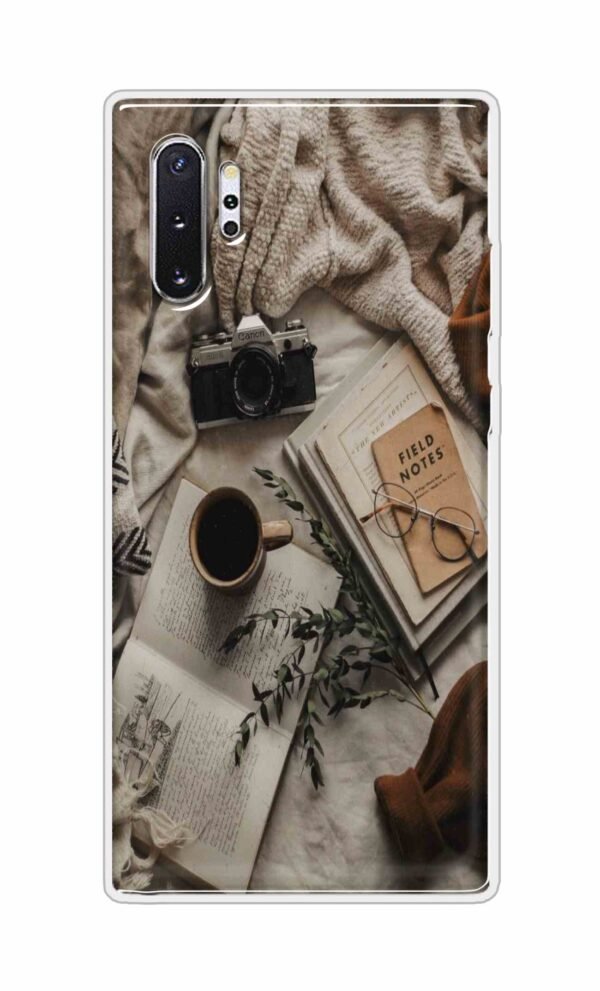 Notepad-Pen-Specs Back Case For Samsung Note 10 Plus (5G)