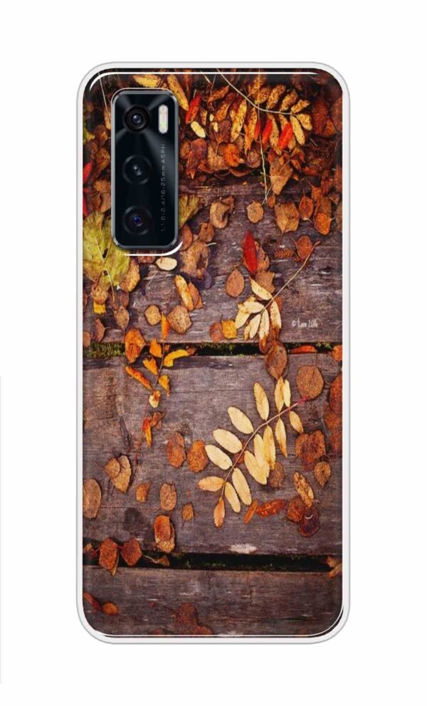 Leaves on Wood Back Case For Vivo V20 SE