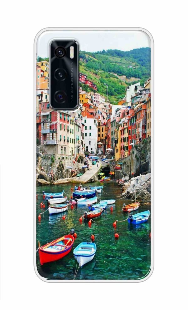 Water-Boat- Homes Back Case For Vivo V20 SE