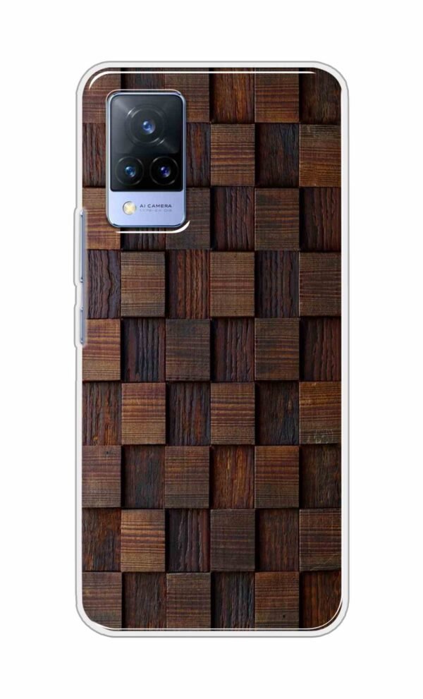 Best Wooden Design Back Case For Vivo V21