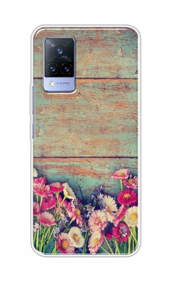 Flower Style Back Case For Vivo V21