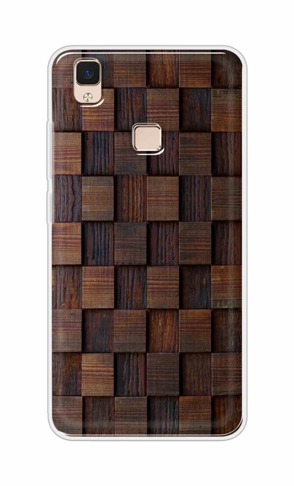 Best Wooden Design Back Case For Vivo V3