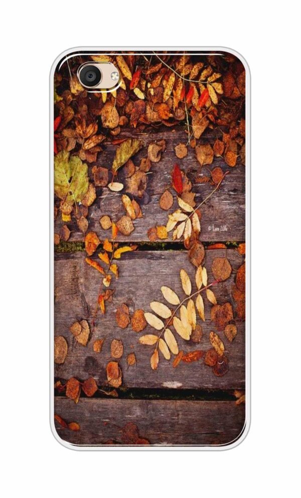 Leaves on Wood Back Case For Vivo V5 Plus