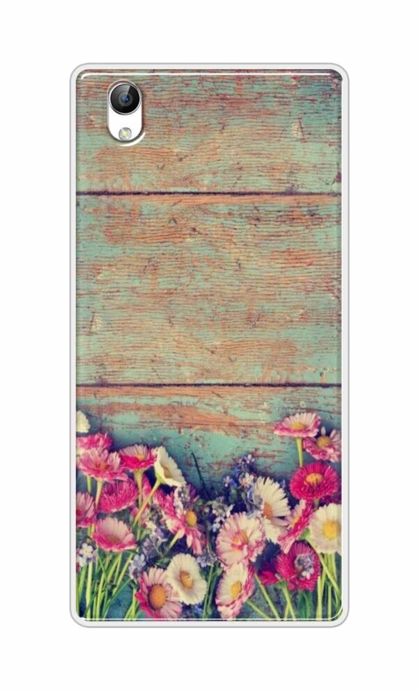 Flower Style Back Case For Vivo Y51