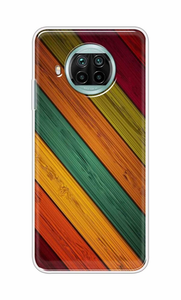 Colorful wooden texture Back Case For Xiaomi Mi 10i