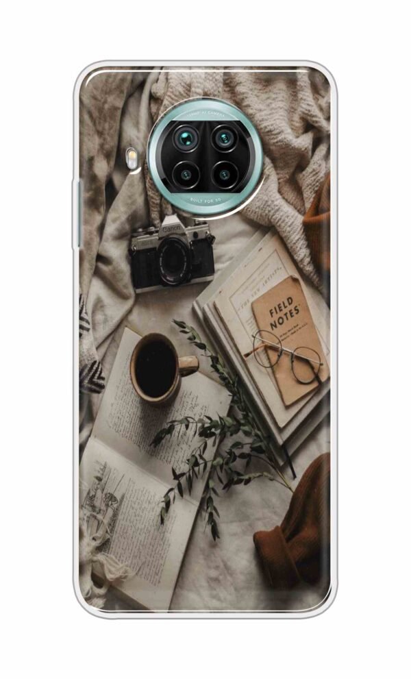 Notepad-Pen-Specs Back Case For Xiaomi Mi 10i
