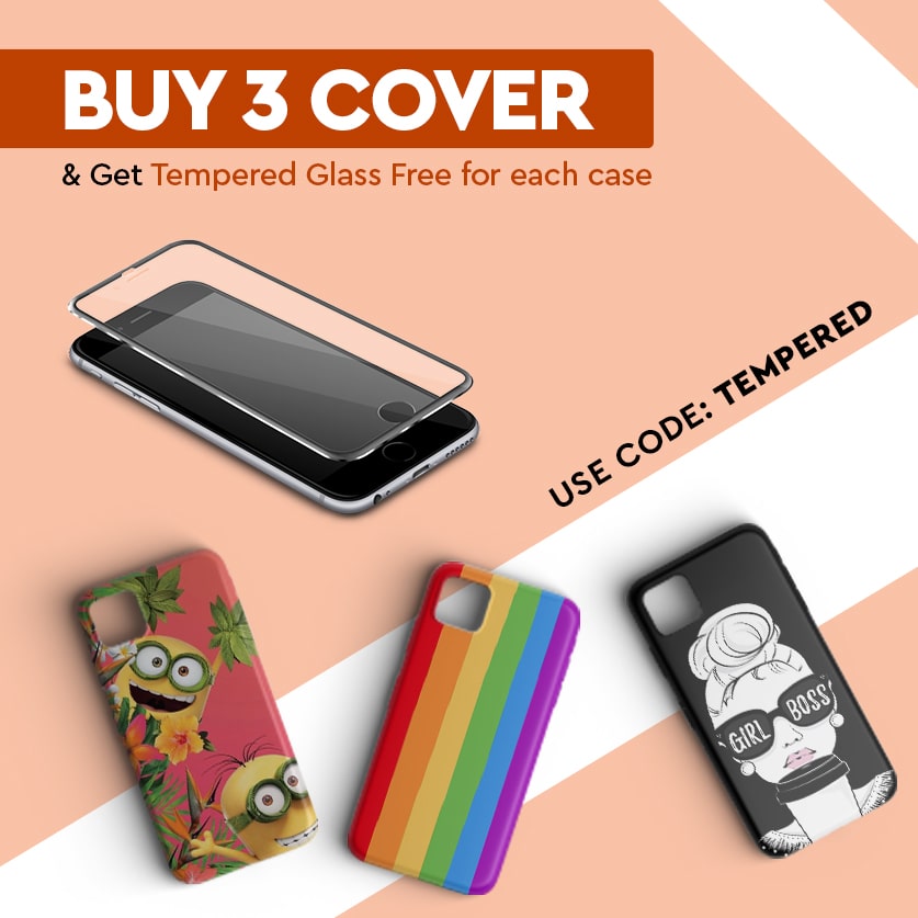 Buy 3 Cover and get tempered glass-min