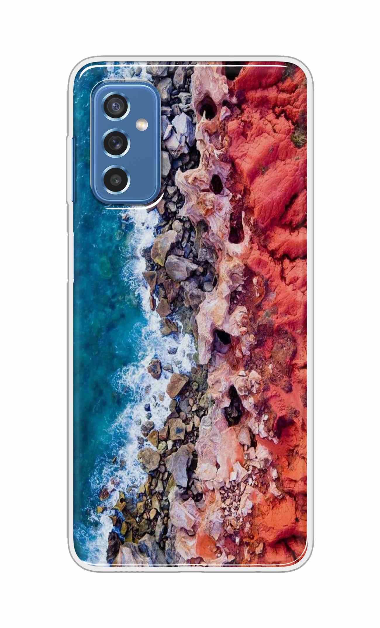 TPUSamsungGalaxyM52-Beachwithrocks-1