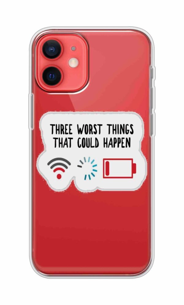 Three worst thing that can happen Design Back Cover